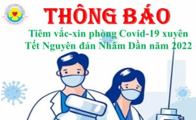 Bệnh viện Quận 11 tiêm vắc-xin phòng Covid-19 xuyên Tết Nguyên đán Nhâm Dần năm 2022 (từ ngày 29/01/2022 đến ngày 06/02/2022).